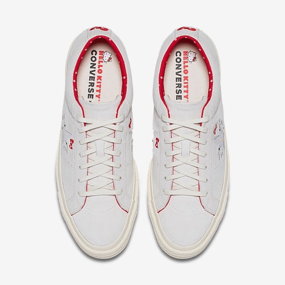 converse x hello kitty one star suede low top